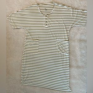 Lates by Kate striped nightgown lounge dress size small medium